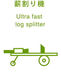 薪割り機 Ultra fast log splitter